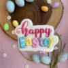 Letrero “Happy Easter”
